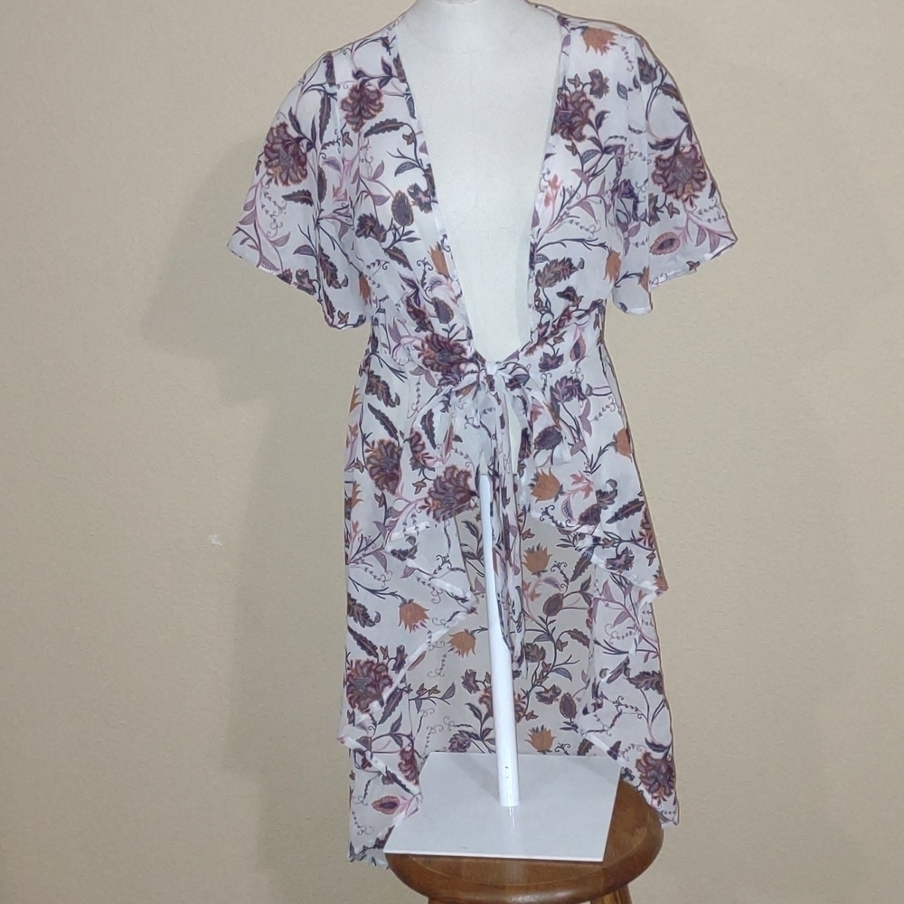 Live for truth floral cardigan/kimono Size S